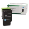 80c1sc0 Return Program Toner, 2,000 Page-Yield, Cyan