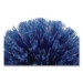 Flo-Pac Round Duster with Soft Flagged PVC Bristles, 7", Blu