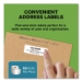 LabelWriter Address Labels, 1.12 x 3.5, White, 260 Labels/Ro