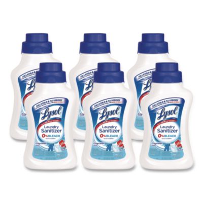 Laundry Sanitizer, Liquid, Crisp Linen Scent, 41 oz, 6/Carto