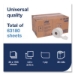 Universal Bath Tissue Roll with OptiCore, Septic Safe, 1-Ply