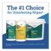 CloroxPro Disinfecting Wipes, 1-Ply, 7 x 8, Fresh Scent, Whi