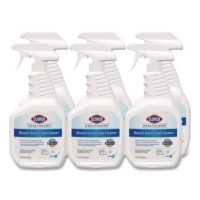 Bleach Germicidal Cleaner, Unscented, 32 oz Spray Bottle, 6/