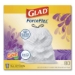 ForceFlex Kitchen Drawstring Trash Bags, 13 gal, Gain Lavend