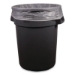 High-Density Waste Can Liners, 45 gal, 14 mic, 40" x 48", Na