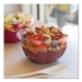 PLA Salad Bowls, 16 oz, 5.4" dia x 2.7"h, Clear, Plastic, 45