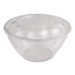 PLA Salad Bowls, 32 oz, 6.7" dia x 3.3" h, Clear, Plastic, 6