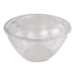 PLA Salad Bowl Lids, 5.4" dia x 0.8"h, Clear, Plastic, 450/C