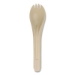 NoTree Cutlery, Light Mediumweight, Spork, Paper, Natural, 1