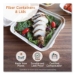 Fiber Hinged Takeout Containers, 8.2 x 8.8 x 2.9, Natural, S