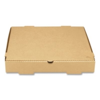 Corrugated Pizza Box, 14 x 14 x 2, Kraft, Cardboard, 50/Cart
