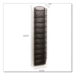 Onyx Mesh Literature Rack, Ten Compartments, 10.25w X 3.5d X
