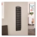 Onyx Mesh Literature Rack, Ten Compartments, 10.25w X 3.5d X