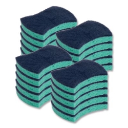 Power Sponge #3000, 2.8 X 4.5, 0.6" Thick, Blue/teal, 20/car