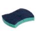 Power Sponge #3000, 2.8 X 4.5, 0.6" Thick, Blue/teal, 20/car