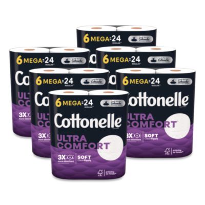 Ultra ComfortCare Toilet Paper, Soft Tissue, Septic Safe, 2-