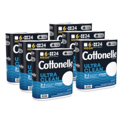 Ultra CleanCare Toilet Paper, Strong Tissue, Septic Safe, 1-