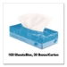 Boxed Facial Tissue, 2-Ply, White, 100 Sheets/Box, 30 Boxes/