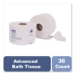 Advanced Bath Tissue Roll with OptiCore, Septic Safe, 2-Ply,