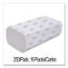 Multifold Towels, 1-Ply, 9.25 x 9.05, White, 250/Pack, 16 Pa