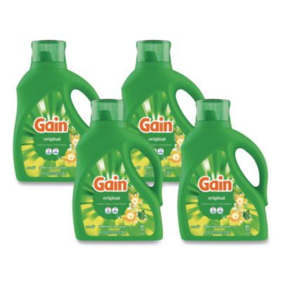 Liquid Laundry Detergent, Gain Original Scent, 81 oz Pour Bo