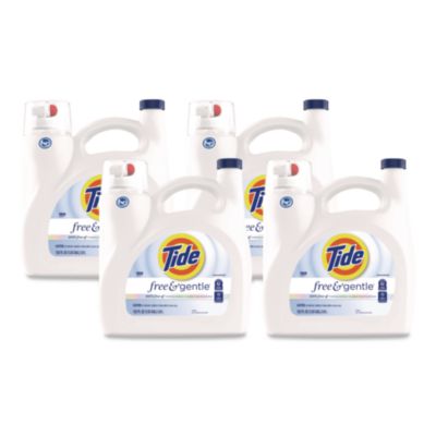 Free and Gentle Liquid Laundry Detergent, HE Compatible, 100