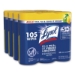 Disinfecting Wipes, 1-Ply, 7 x 7.25, Lemon and Lime Blossom,