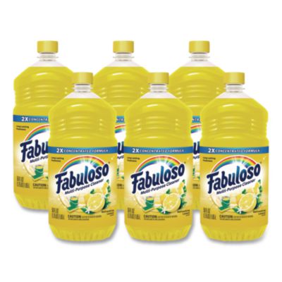 Multi-Use Cleaner, Refreshing Lemon Scent, 56 oz Bottle, 6/C