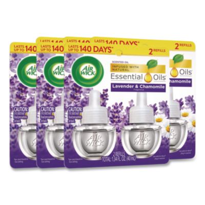 Scented Oil Refill, Lavender and Chamomile, 0.67 oz, 2/Pack,