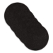 Stripping Pads, Heavy-Duty, 20" Diameter, Black, 5/Carton