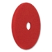 Buffing Pad, 16" Diameter, Red, 5/Carton
