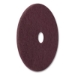 EcoPrep EPP Specialty Pad, 15" Diameter, Maroon, 10/Carton