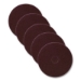 EcoPrep EPP Specialty Pad, 15" Diameter, Maroon, 10/Carton