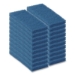 Octopus 102 Medium Duty Cleaning Pad, 5" x 9", Blue, 20/Cart