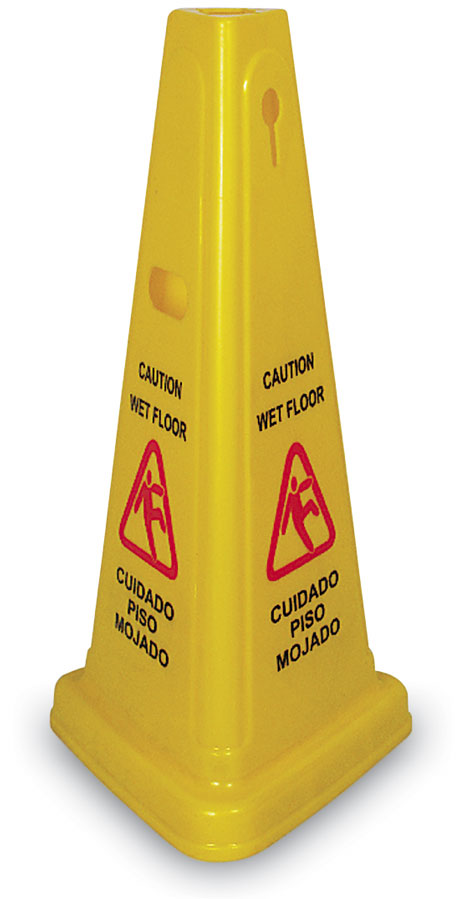 Floor Cone - 4 sided - 25"