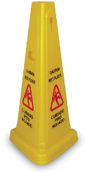 Floor Cone - 4 sided - 25"