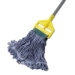 Super Stitch Blend Mop Head, Cotton/Synthetic, Medium, Blue,