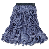 Swinger Loop Wet Mop Head, Medium, Cotton/synthetic, Blue, 6