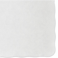Placemats, Knurl Embossed Surface, Scalloped Edges, 13.5" x