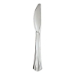Heavyweight Plastic Knives, Reflections Design, Silver, 600/
