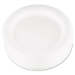 Quiet Classic Laminated Foam Dinnerware, Plate, 9" dia, Whit