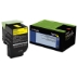 70c10y0 Return Program Toner, 1,000 Page-Yield, Yellow