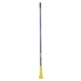 Gripper Fiberglass Mop Handle, 1" dia x 60", Blue/Yellow