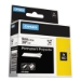 Rhino Permanent Poly Industrial Label Tape, 0.37" X 18 Ft, W