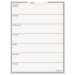 Wallmates Self-Adhesive Dry Erase Weekly Planning Surfaces,