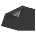 Air Step Anti-Fatigue Mat, Rectangular, Black Ribbed Surface