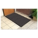 Golden Series Dual Rib Indoor Wiper Mats, Rectangular, Charc