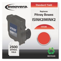 Remanufactured Red Postage Meter Ink, Replacement for IM-280