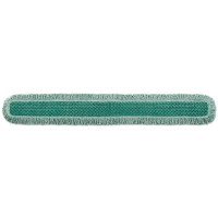 HYGEN Dust Mop Heads With Fringe, Green, 60", Microfiber, Cu
