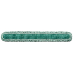 HYGEN Dust Mop Heads With Fringe, Green, 60", Microfiber, Cu